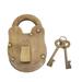 Steelside™ Dominick Lock & Key Metal in Yellow | 5.15" H x 3.10" W x 1.45" D | Wayfair C357DF93BC1345879BF4D84CB770BC38