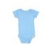 Gerber Short Sleeve Onesie: Blue Bottoms - Size 3-6 Month