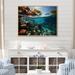 Rosecliff Heights Beach Coral Haven - Nautical & Beach Wall Art Prints Canvas, Cotton in Blue/Green | 12 H x 20 W x 1 D in | Wayfair