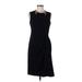 Teri Jon by Rickie Freeman Casual Dress - Sheath: Black Solid Dresses - Women's Size 6