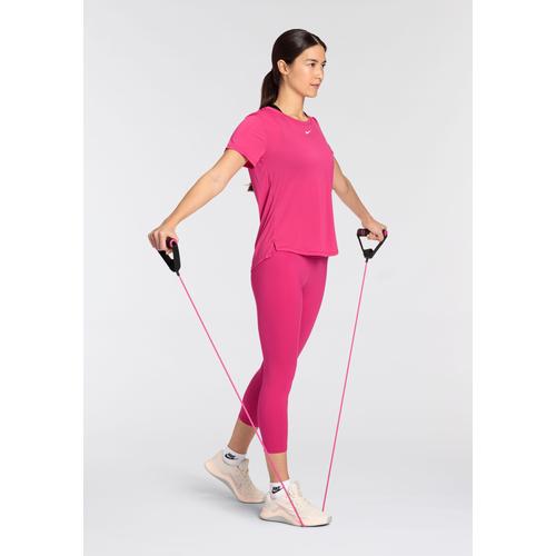 „Trainingstights NIKE „“ONE WOMEN’S HIGH-RISE CROPPED LEGGINGS““ Gr. XL (42), N-Gr, rot (fireberry, white) Damen Hosen Yogahosen“