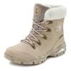 Winterstiefelette LASCANA, Damen, Gr. 39, beige, Obermaterial: 100% Synthetik. Futter: 100% Polyester. Decksohle: 100% Polyester. Laufsohle: 100% Synthetik, gemustert, casual, Schuhe Winterboots Schnürboots, Stiefelette,Stiefel,Winterstiefel wind-&...