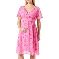 Noppies Damen Dress Cusco Short Sleeve All Over Print Kleid, Cyclamen - N072, 38 EU