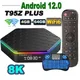 T95Z PLUS-Boîtier TV Android 12 Allwinner H618 8K 2.4G 5G Wifi 6 4 Go 64B 32 Go 2 Go 16