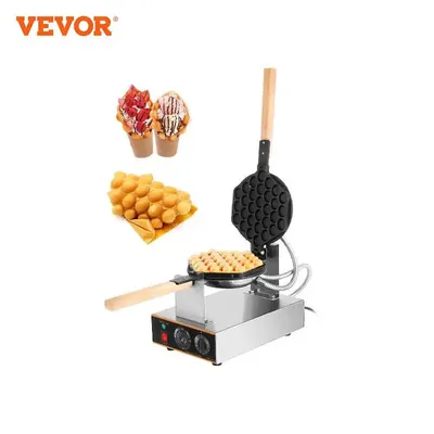 VEVOR Machine à Gâteau aux Oeufs SC-X30 Machine à Gaufre 30mm Gaufrier Electrique commercial en