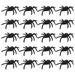 30pcs Realistic Plastic Spider Toys Halloween Spider Prop Fake Spider Toy