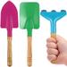 NUOLUX 3pcs Outdoor Garden Tools Set Rake Shovel Kids Beach Sandbox Toy