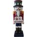 Fraser Hill Farm 60-inch Fiberglass Nutcracker Figurine with Music and Countdown - Multi