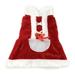 Dog Cat Christmas Costume Santa Claus Cosplay Dress Pet Outfits