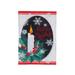 Merry Christmas Holly Applique Garden Flag - Multi - Color