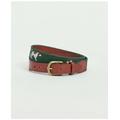 Brooks Brothers Men's Smathers & Branson Needlepoint Belt | Size 36