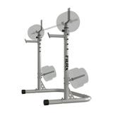 FitRx Squat Rack Adjustable Universal Squat Rack for Home Gym Bench Press Weight Rack 390lbs. Weight Limit