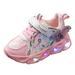 nsendm Female Shoes Little Kid Tennis s for Kids Lights Spring and Autumn New Leather Casual and Comfortable Cartoon Sports Shoes Aerial Shoes for Kids Red 10