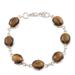 Saputara Saga,'Artisan Crafted Tiger's Eye Link Bracelet'