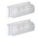 2Pcs Wall-mounted Garbage Bag Box Hangable Trash Bag Dispenser for Home White