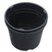 Round Bucket Thicken Plastic Flower Pots Detachable Potato Peanut Ginger Growing Bucket Garden Balcony Planters Pot (Black)