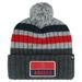 Men's '47 Gray Los Angeles Angels Stack Cuffed Knit Hat with Pom