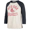 Women's '47 Navy Boston Red Sox Retro Daze 3/4 Sleeve T-Shirt