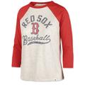 Women's '47 Red Boston Sox Retro Daze 3/4 Sleeve T-Shirt