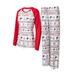 Women's Concepts Sport White/Red Atlanta Falcons Tinsel Raglan Long Sleeve T-Shirt & Pants Sleep Set