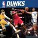 NBA 12" x 2024 Dunks 16-Month Wall Calendar