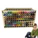 AIXING Paint Brush Holders and Organizers Wooden Markers Stand Desk Stand Organizer Holding Rack for Pens Paint Brushes Colored Pencils Markers stylish