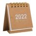 Simple Style 2022 Calendar Mini Desktop Calendar Creative Planning Calendar Adornment
