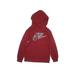 Nike Pullover Hoodie: Burgundy Tops - Kids Girl's Size 6X