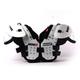 Vision III American Football Schulterschutz, sehr leicht, Gr XL, Farbe schwarz