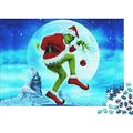 1000 Pieces Jigsaw The Grinch Puzzle Adults Puzzles Jigsaw Standard Cartoon Puzzle Wooden Game Jigsaw Family Decoration Education Games Toys 1000pcs (75x50cm)