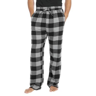 Mason Signature Men's Flannel Pant (Size XXXXXL) Black/Alloy, Cotton