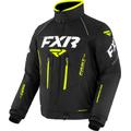 FXR Adrenaline 2-in-1 2023 Snowmobile Jacket, black-yellow, Size XL