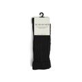 Dear Denier Women's Saga Cable Knit Socks - Size M/L Black