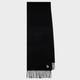 PS Paul Smith Black Lambswool Zebra Scarf