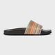 Paul Smith 'Signature Stripe' 'Dru' Slides Black