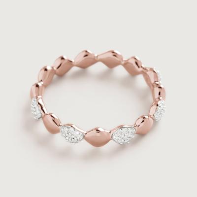 Rose Gold Nura Teardrop Mixed Eternity Diamond Ring Diamond