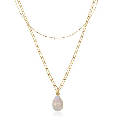 Alta Chains and Pearl Necklace Set