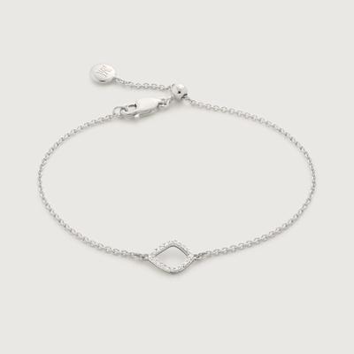 Sterling Silver Riva Mini Kite Bracelet Diamond
