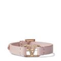 Valentino Garavani Leather Vlogo Bracelet