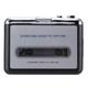 Cassette Player Tape to MP3 Converter USB Cassette Tape Capture Portable Audio Tape Player