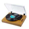 Vinyl Records LP Turntable Retro Record Player Built-in Speakers Vintage Gramophone 3-Speed BT5.0