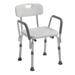 Drive Medical Knock Down Shower Chair 26.0 H in White/Gray | 26" H X 17.75" W X 19.25" D | Wayfair 12445kd-1