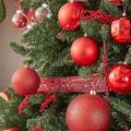 The Holiday Aisle® Set Of 96 Shatterproof Plastic Christmas Ball Ornaments in Red | 1.18 W x 1.18 D in | Wayfair 1D7C609F041142789402AA36CA7618AF