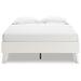 Latitude Run® Platform Bed Wood in Brown/White | 15.28 H x 55.63 W x 76.06 D in | Wayfair 1BED14FC26504B8695407A7C32B6A680