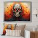 Trinx Skull Eternal Rest Geometric I - Modern Wall Art Prints Metal | 30 H x 40 W x 1.5 D in | Wayfair 90D847701A434E4FB671B03A97361AD9