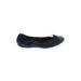 Cole Haan Flats: Ballet Wedge Casual Blue Shoes - Women's Size 7 1/2 - Round Toe