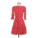 Patrizia Pepe Cocktail Dress: Red Dresses - Women's Size 38