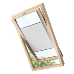 KS Handel 24 Dachfensterplissee Faltrollo Thermo verdunkelnd passend für Velux P08 Weiss Image