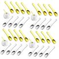 FOMIYES 32 Pcs Mini Spoon Skin Care Kit Skin Care Tools Mini Spatula Facial Makeup Spatula Mini Spoons Cream Spoon Skincare Spatula Skincare Spoon Makeup Spoon Massage Metal Set