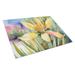 Caroline's Treasures New Mexico Yucca Flower in Watercolor Glass Cutting Board Large Glass | 15 H x 12 W x 0.2 D in | Wayfair DAC1689LCB